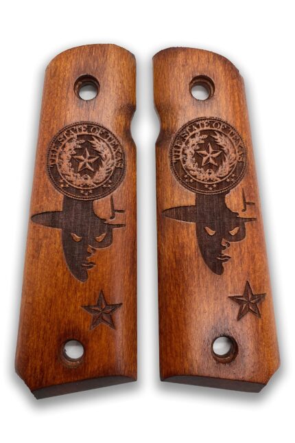 Lone Star Pride : Elevate Your 1911 with Premium Beechwood Grip