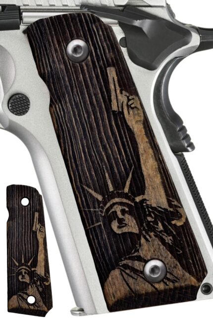 Statue of Liberty Design - Beech Wood 1911 Grips