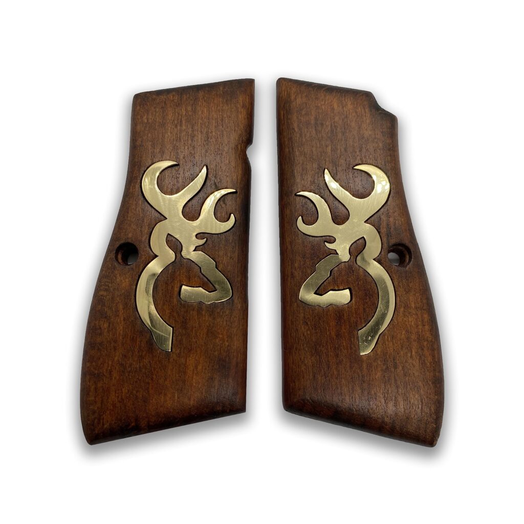 Stags and Symmetry Beechwood Grip