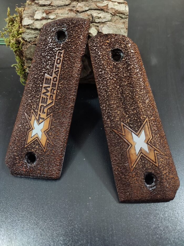 Colt 1911 Pistol Grip :  Superior Handmade Walnut Elegance - Image 3