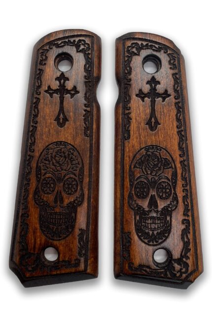 Full Size 1911 (Government/Commander) Walnut Pistol Grip Handmade from Walnut Wood Ars.02