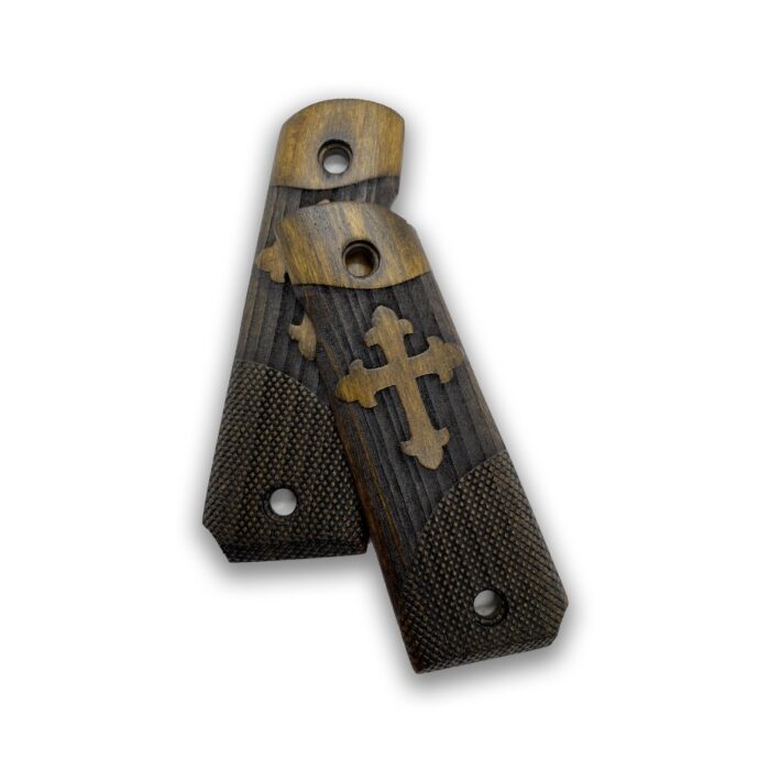 Crusader'S Cross Grip : Superior Beechwood Craftsmanship For 1911 - Image 2