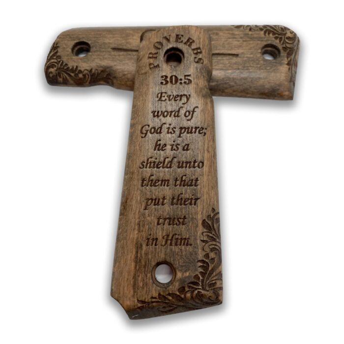 Beech Wood 1911 Grips - Floral Pattern - Image 3