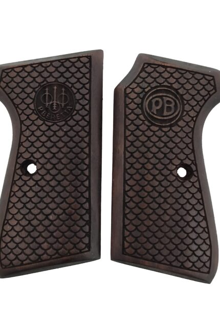 Sharktooth Beechwood Grips for Beretta 51/52 : Premium Craftsmanship for Superior Accuracy