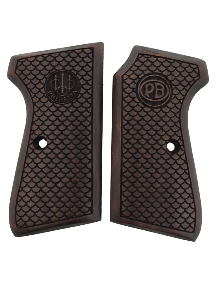 Sharktooth Beechwood Grips For Beretta 51/52 : Premium Craftsmanship For Superior Accuracy