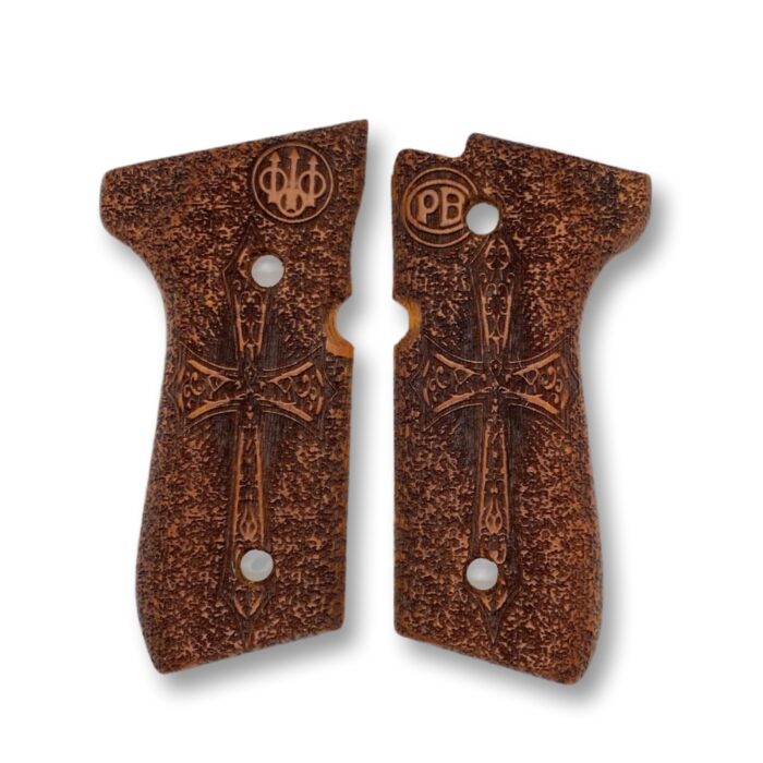 Double Emblem Cross Grip – Elevate Your 92 Fs With Superior Craftsmanship