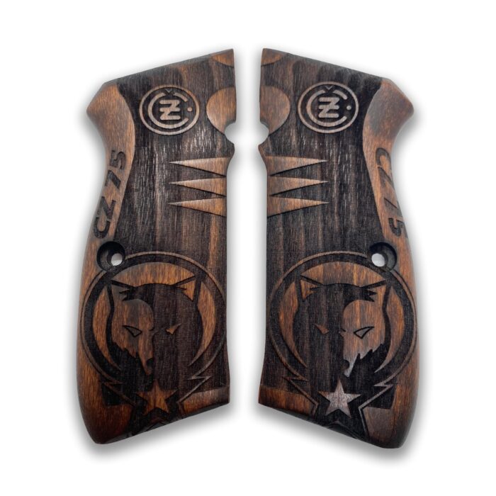 Wolf Emblem With Distressed Texture