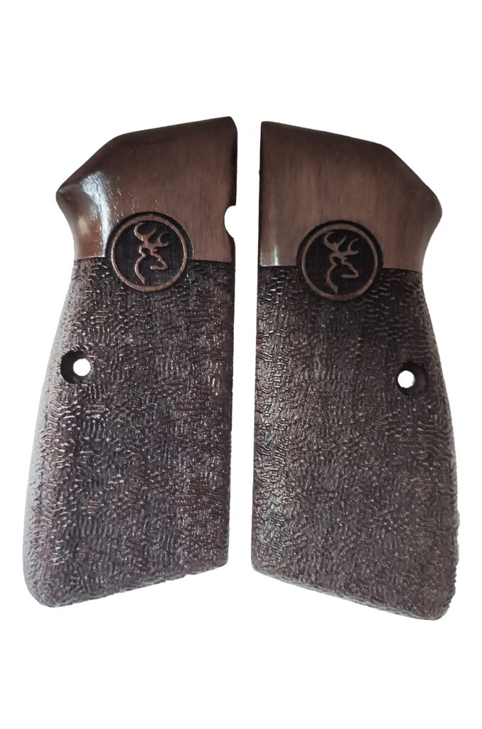 Stag Emblem and Rugged Texture