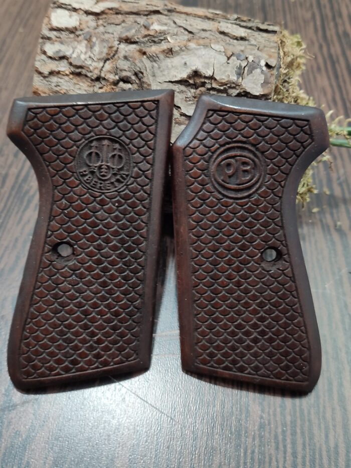 Sharktooth Beechwood Grips For Beretta 51/52 : Premium Craftsmanship For Superior Accuracy - Image 2