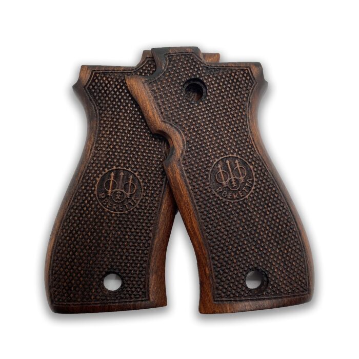 Honeycomb Beechwood Grips For Beretta 51/52 : Transform Your Shooting Experience - Image 4