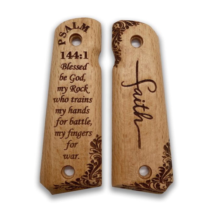 Floral Scrollwork With Psalm