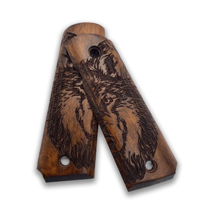 Full Size 1911 (Government/Commander) Walnut Pistol Grip Handmade From Walnut Wood Ars.43
