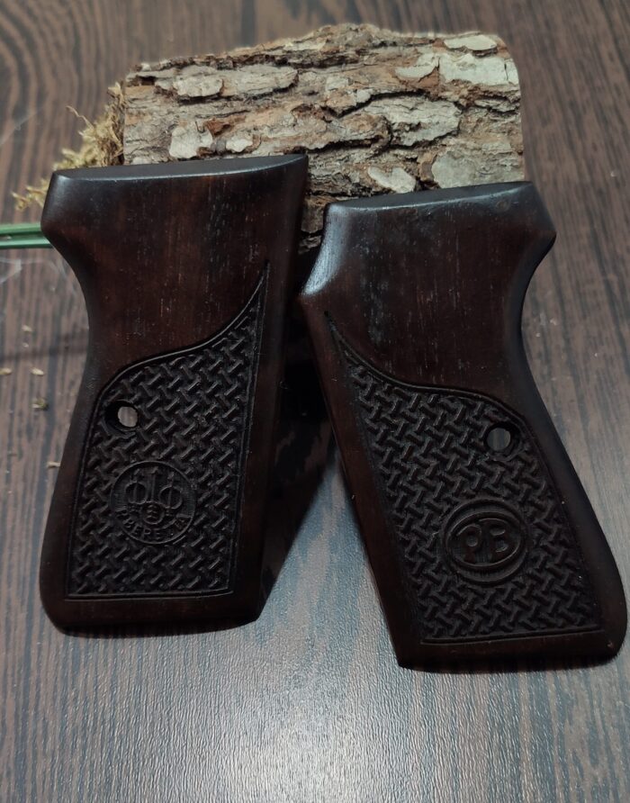 Chevron Beechwood Grips For Beretta 51/52 : Unleash Superior Control And Style - Image 2