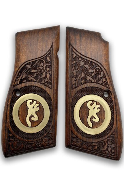 Stags and Scroll Beechwood Grip