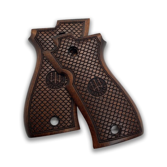 Classic Scales Beechwood Grips For Beretta 51/52 : Perfect Blend Of Functionality And Aesthetics - Image 2