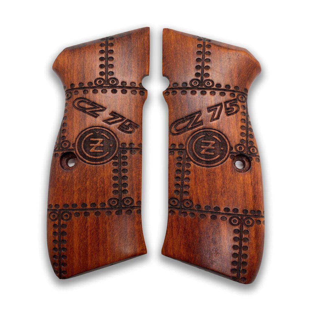 Classic Crest Wooden Grip - Luxurious Beechwood Finish for 1911