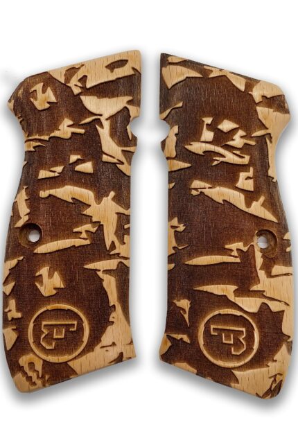 Covert Camo Beechwood Grip: Top Choice for 1911 Enthusiasts