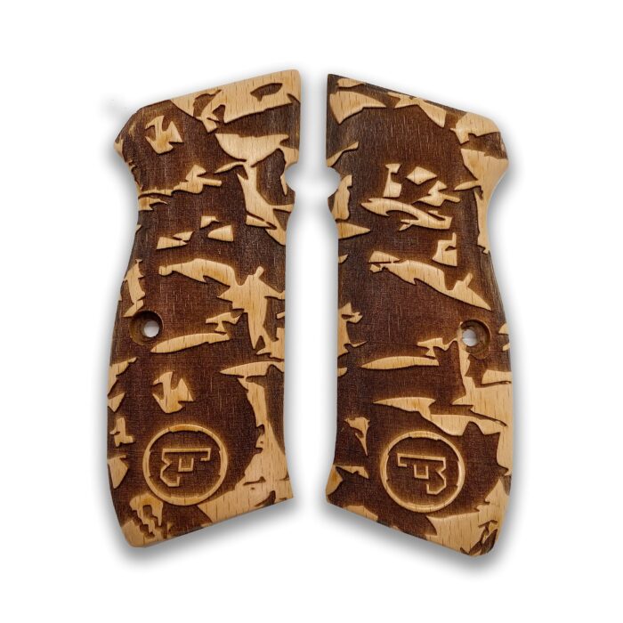 Covert Camo Beechwood Grip: Top Choice For 1911 Enthusiasts