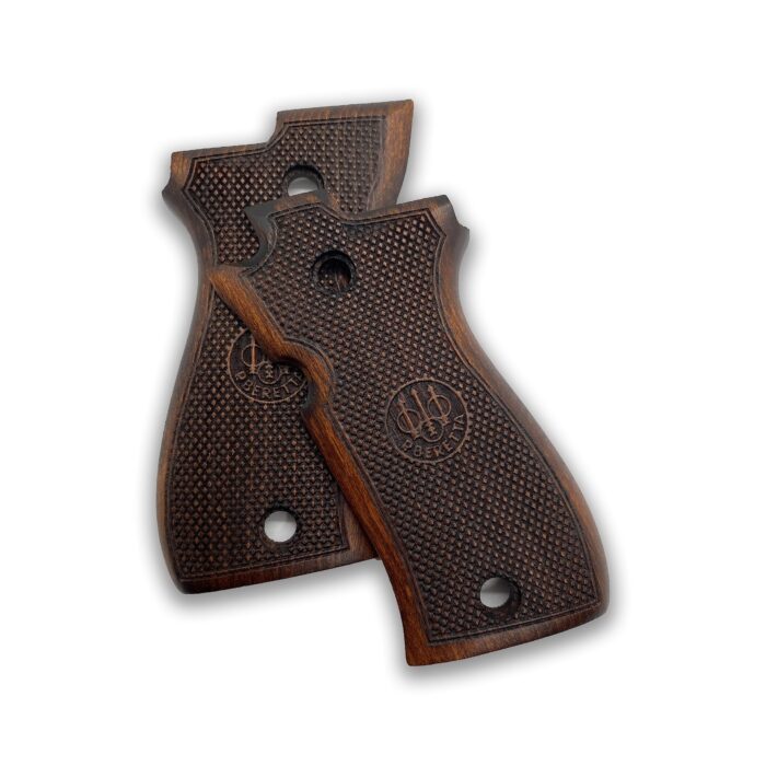 Honeycomb Beechwood Grips For Beretta 51/52 : Transform Your Shooting Experience - Image 2
