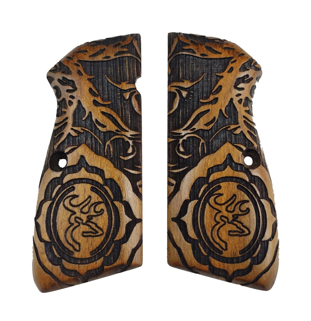 Floral Carving and Center Emblem