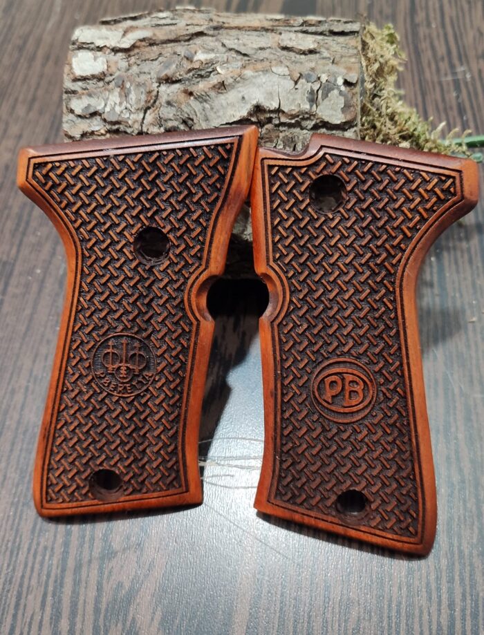 Herringbone Grip For Beretta Compact : Upgrade Your Firearm With Exquisite Design - Image 2