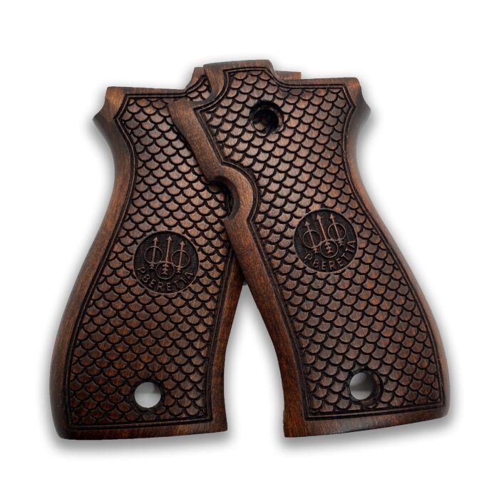 Classic Scales Beechwood Grips For Beretta 51/52 : Perfect Blend Of Functionality And Aesthetics - Image 4