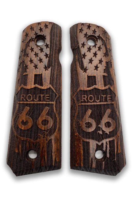 Americana Series - Route 66 Beechwood Grips