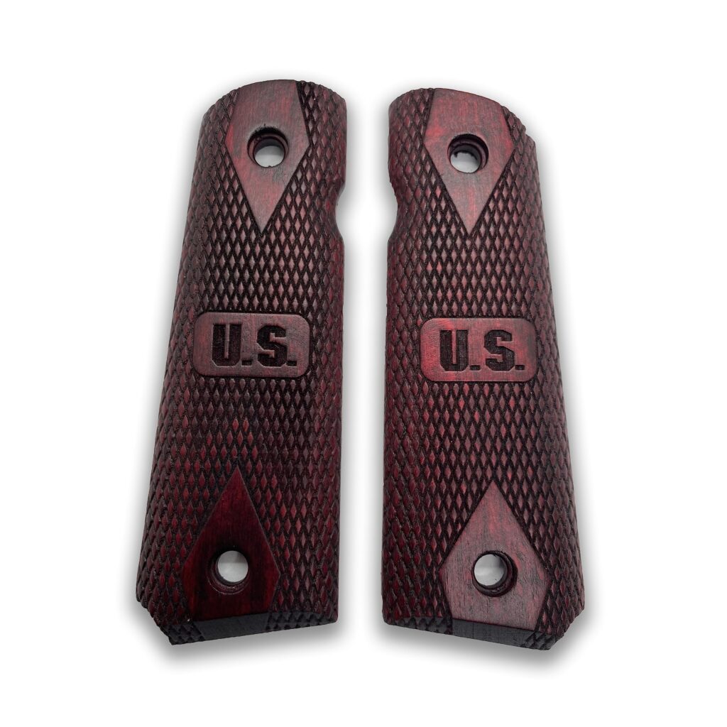 Commander Series : Superior Beechwood Grips for U.S. Service 1911