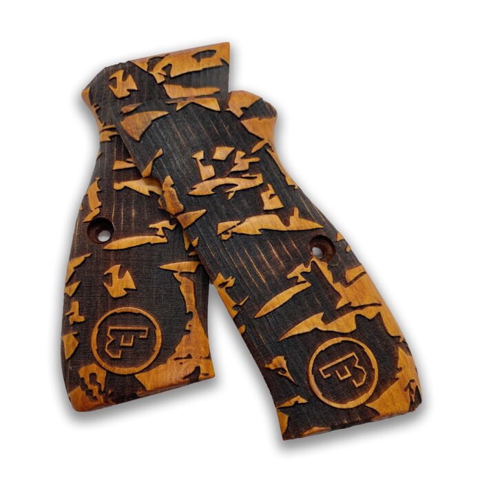 Titan Camo Wooden Grip : The Ultimate Beechwood Upgrade For 1911 - Image 2