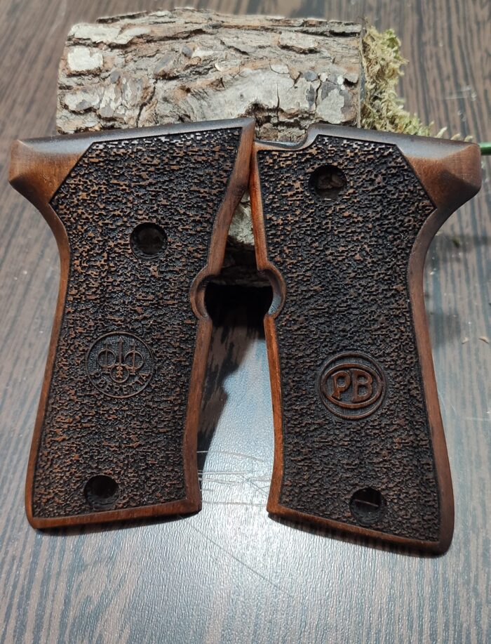 Speckled Beechwood Grip For Beretta Compact : Superior Comfort And Control - Image 2