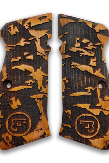 Titan Camo Wooden Grip : The Ultimate Beechwood Upgrade for 1911