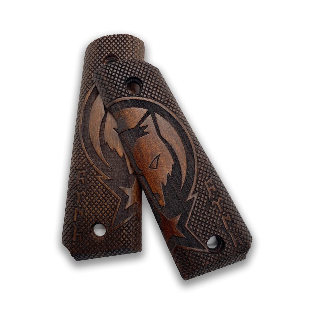 Full Size 1911 (Government/Commander) Walnut Pistol Grip Handmade from Walnut Wood Ars.10