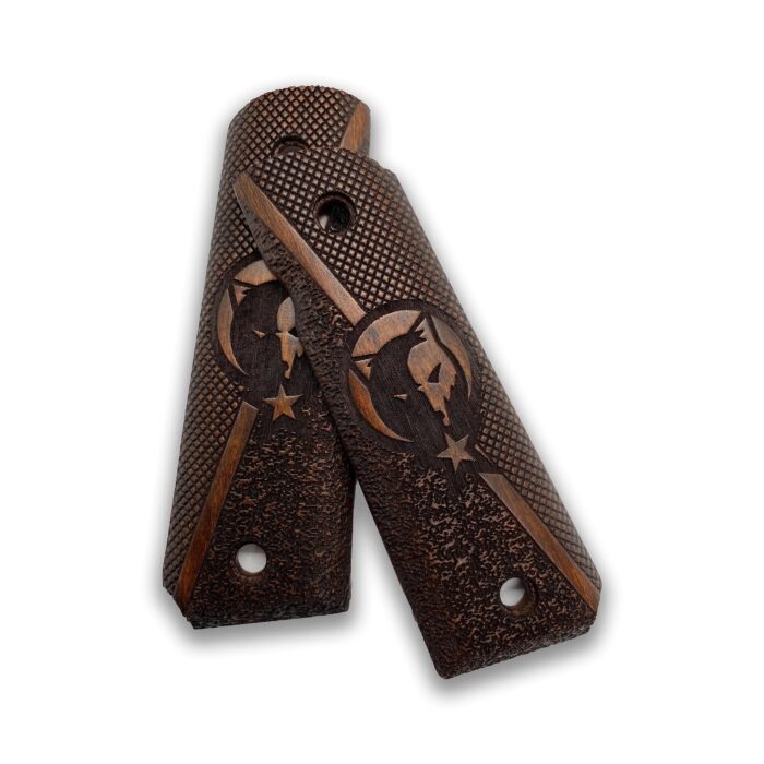 Full Size 1911 (Government/Commander) Walnut Pistol Grip Handmade From Walnut Wood Ars.30