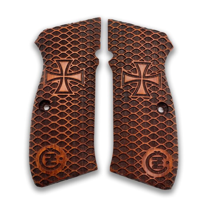 Crusader Honeycomb Wooden Grips (Beechwood)