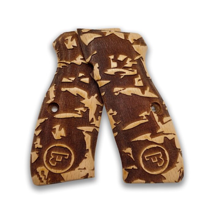 Covert Camo Beechwood Grip : Top Choice For 1911 Enthusiasts - Image 4