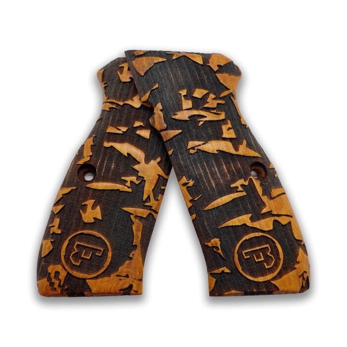 Titan Camo Wooden Grip : The Ultimate Beechwood Upgrade For 1911 - Image 4
