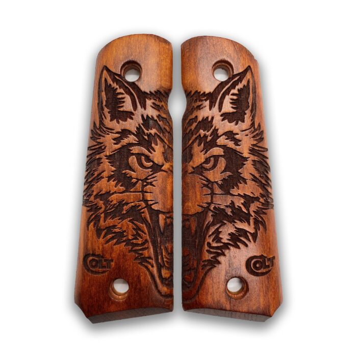 Wildwood Series - Wolf Spirit Beechwood Grips