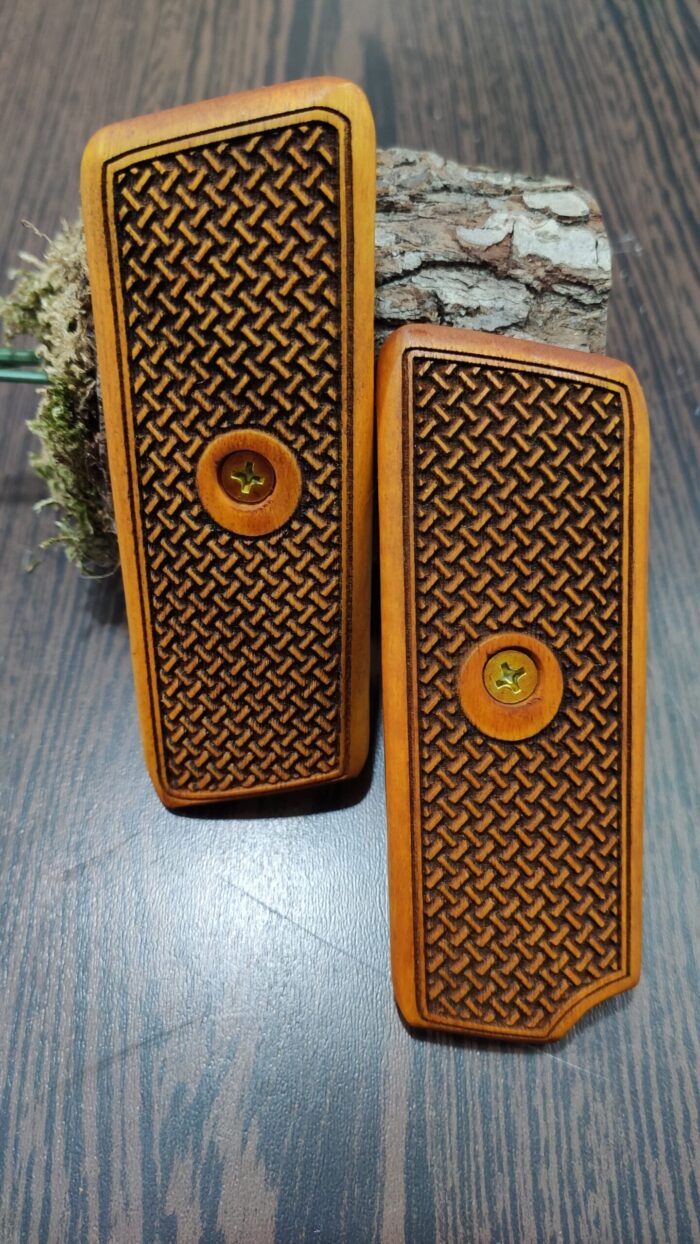 Tokarev M57 Walnut Grips - Smooth Finish, Handcrafted - Image 3