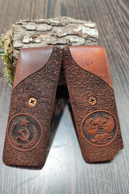 “Stars & Stripes” Walnut Grip for Tokarev M57