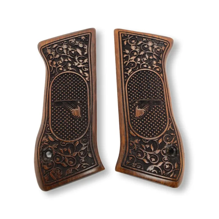 Jericho 941 Premium Walnut Grips - Ergonomic Design, Handcrafted Precision - Image 5