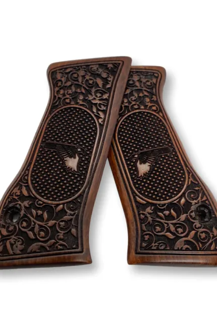 Jericho 941 Premium Walnut Grips - Ergonomic Design, Handcrafted Precision