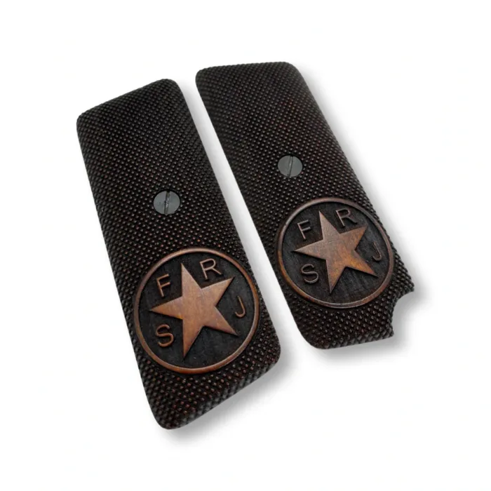 Tokarev M57 Walnut Grips - Flame Pattern, Precision Fit, Performance Upgrade - Image 5