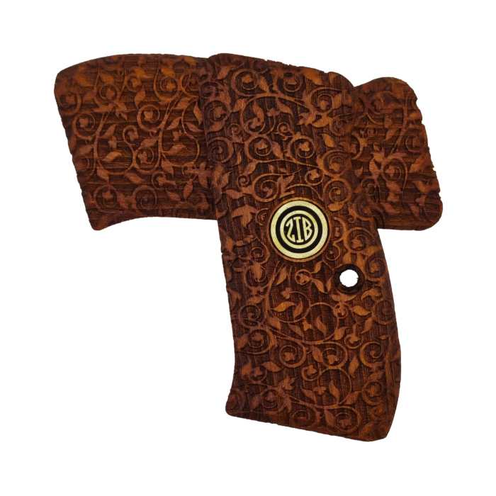Handcrafted Cz 75/85 Compact Beechwood Grips: Checkered, Palm Swell - Image 13