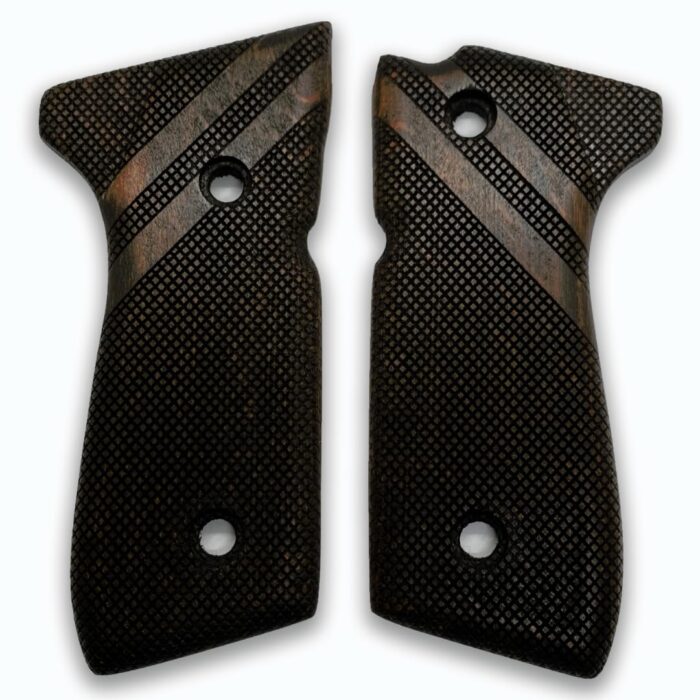 Tactical Grid Beechwood Grips For Beretta 92 Fs - Image 7