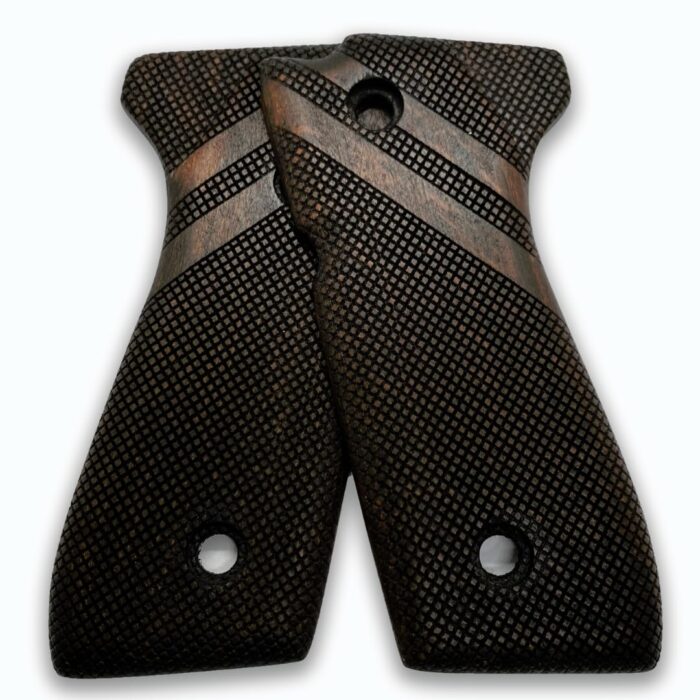 Tactical Grid Beechwood Grips For Beretta 92 Fs - Image 8