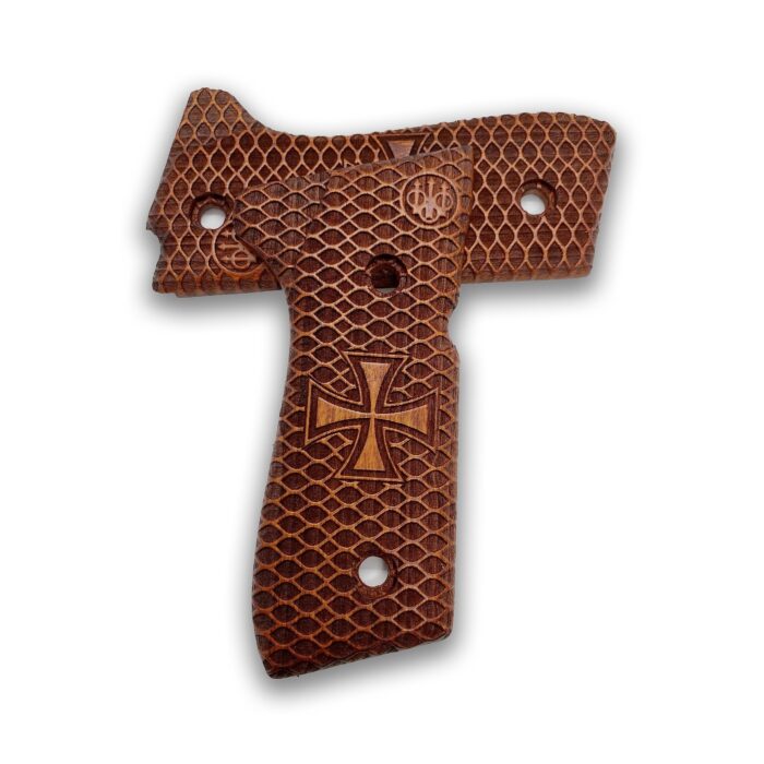 Beretta 92Fs Beechwood Grips - Pattee Cross &Amp; Diamonds - Image 8