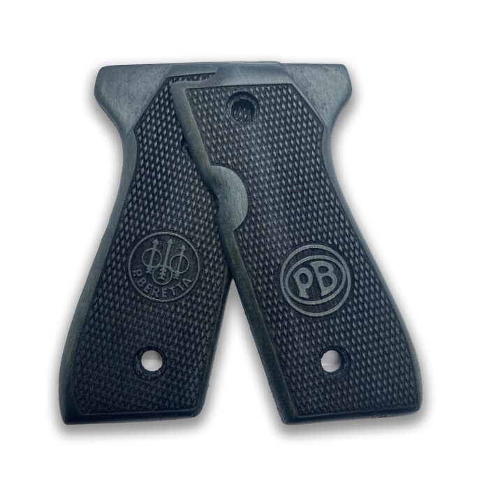 Beretta 92Fs Beechwood Grips - Initials &Amp; Diamond Plate - Image 9