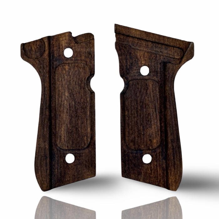 Wooden Grips For Beretta 92Fs, 92, 92F, 92A1, 92Fs Inox, 92G, 92D, 96, 96D, 96A1, M9, M9A1 Cachas Para 9Mm Beretta 92Fs President Trump Trending Political Trump 2024 Election - Image 6