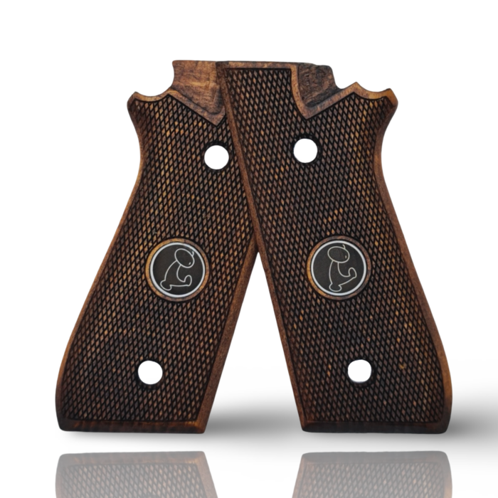 Zib Grips Wooden Series Pistol Grips For Taurus Pt92 - Image 2