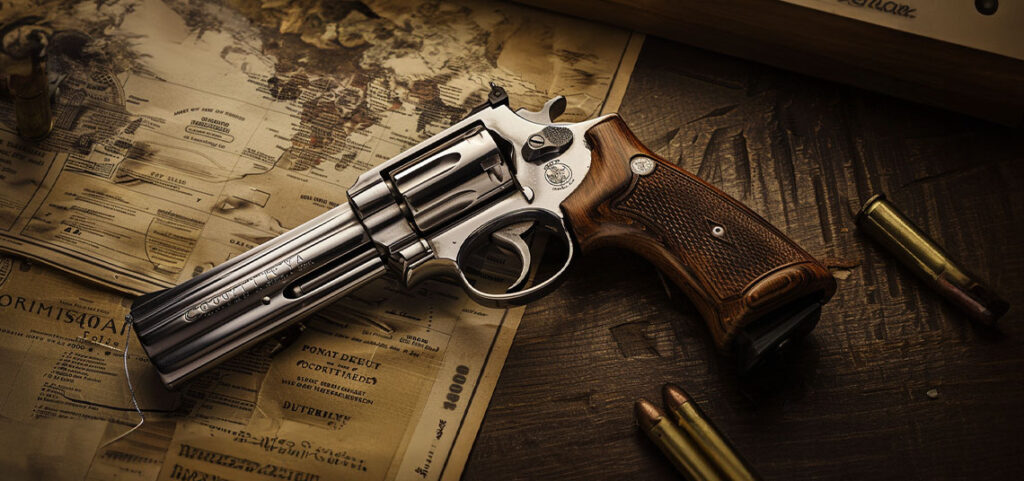 Comparison of Colt and Wesson pistols